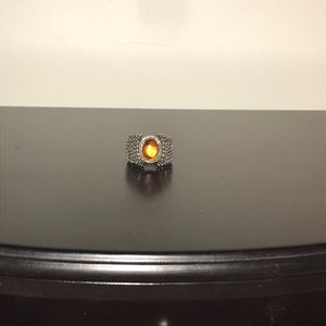 Amber ring R0893
